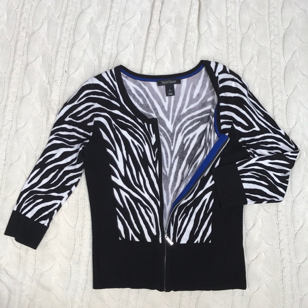 Zebra Print Cardigan